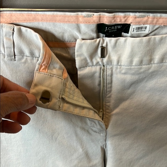 J.Crew City Fit beige  capri Pants size 4 - Picture 3 of 12